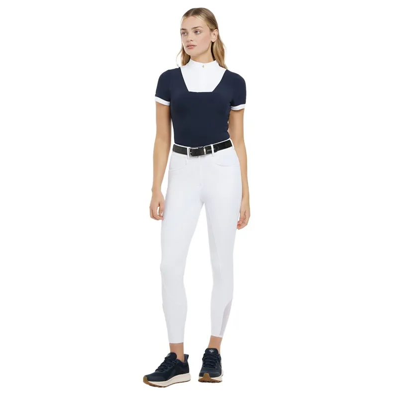 LeMieux Imogen Knee Grip Womens Competition Breeches - White-3