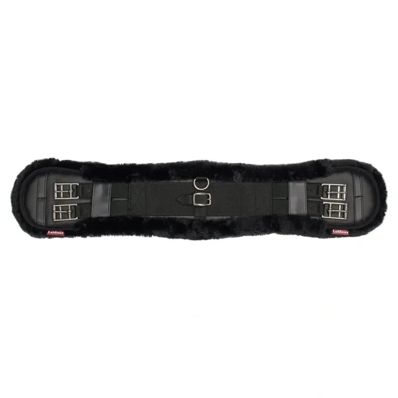 LeMieux Integrated Dressage Girth - Black/Black-1