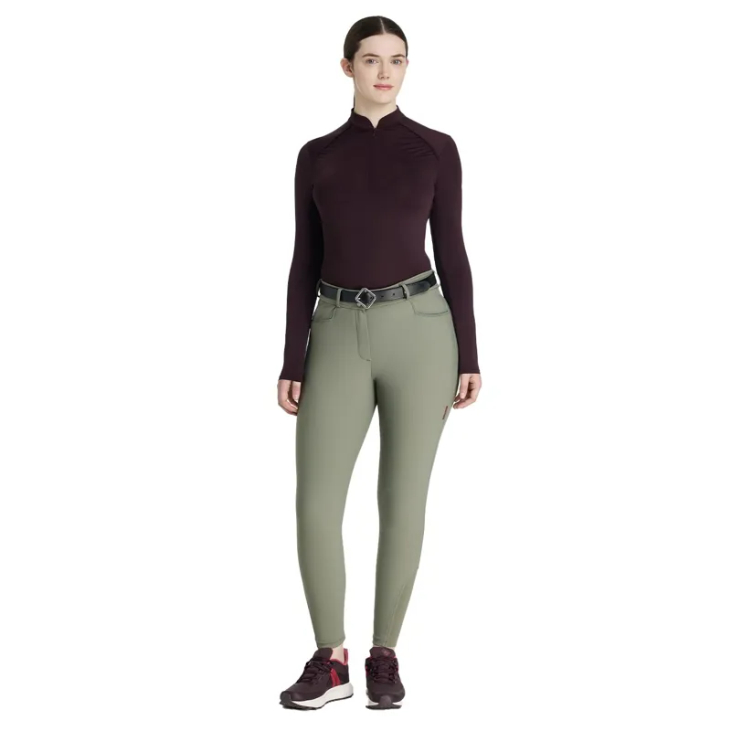 LeMieux Isabelle Full Grip Womens Breeches - Rosemary-3