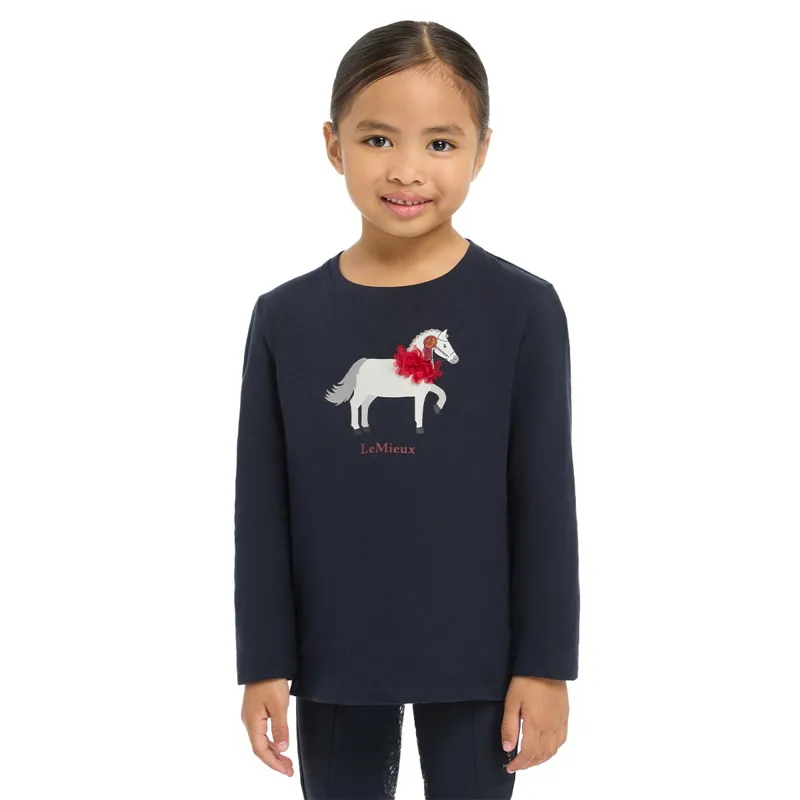 LeMieux Mini Jessie Long Sleeve Tee - Navy