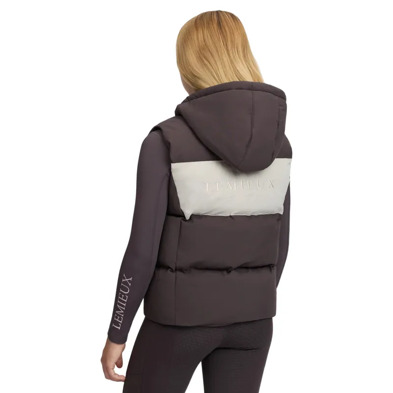 LeMieux Young Rider Joey Hooded Vest - Cocoa-6