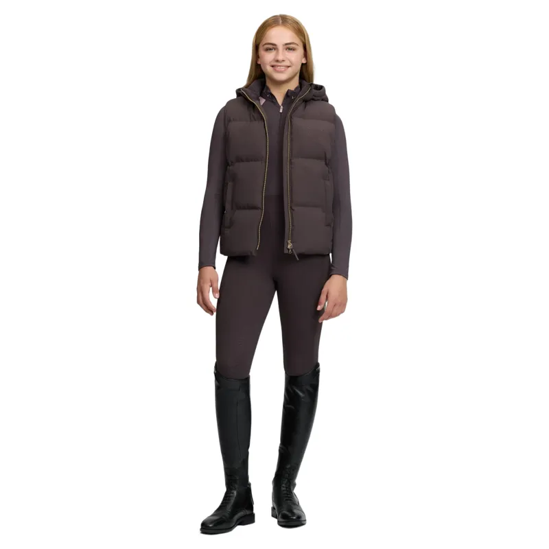 LeMieux Young Rider Joey Hooded Vest - Cocoa-10