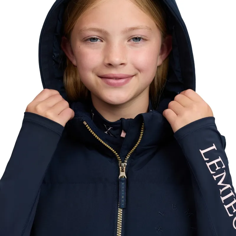 LeMieux Young Rider Joey Hooded Vest - Navy-10