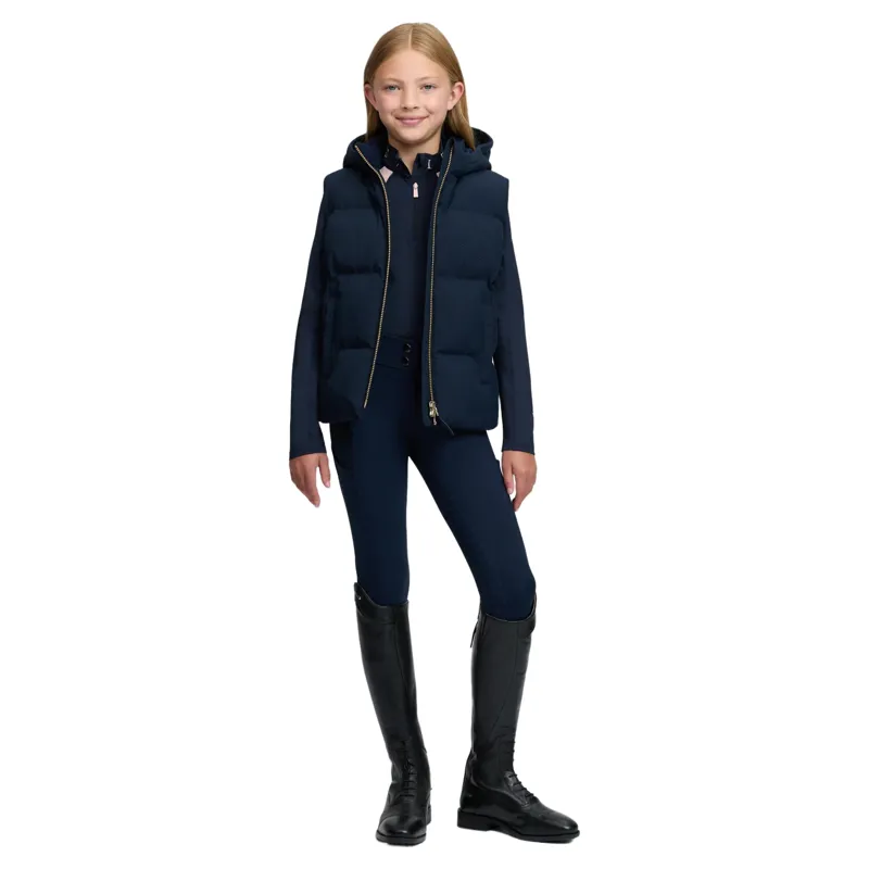 LeMieux Young Rider Joey Hooded Vest - Navy-5