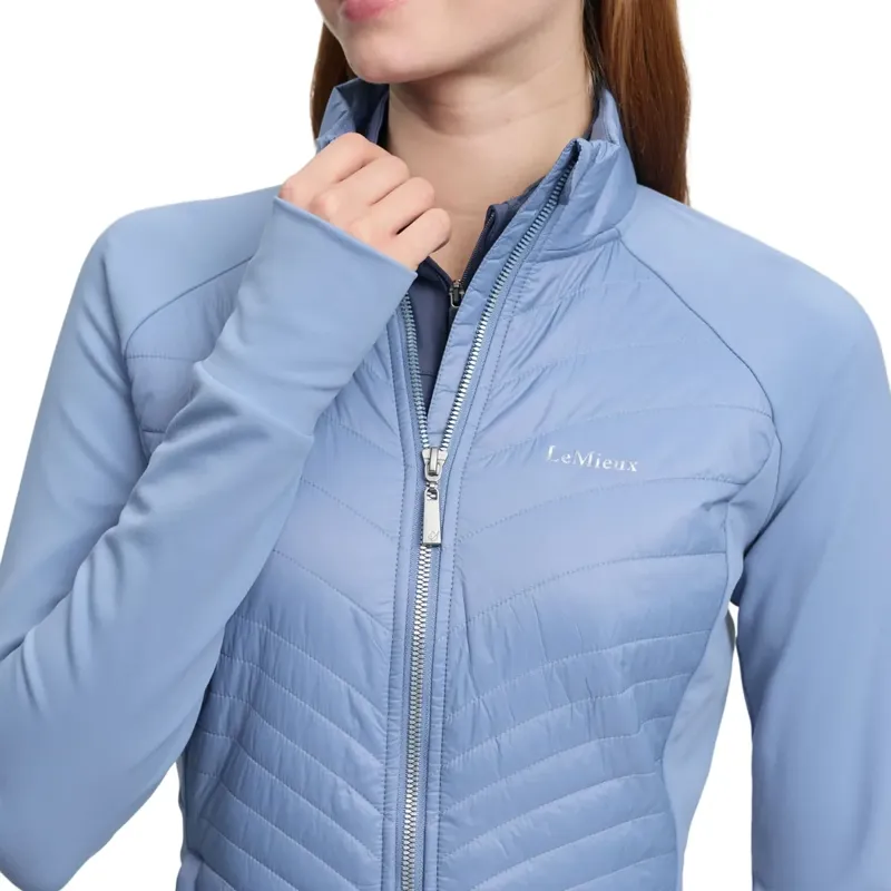 LeMieux Juliette Womens Quilted Jacket - Powder Blue-7