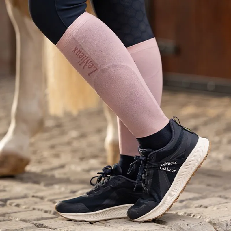 LeMieux Junior Competition Riding Socks 2 Pack - Blossom-2