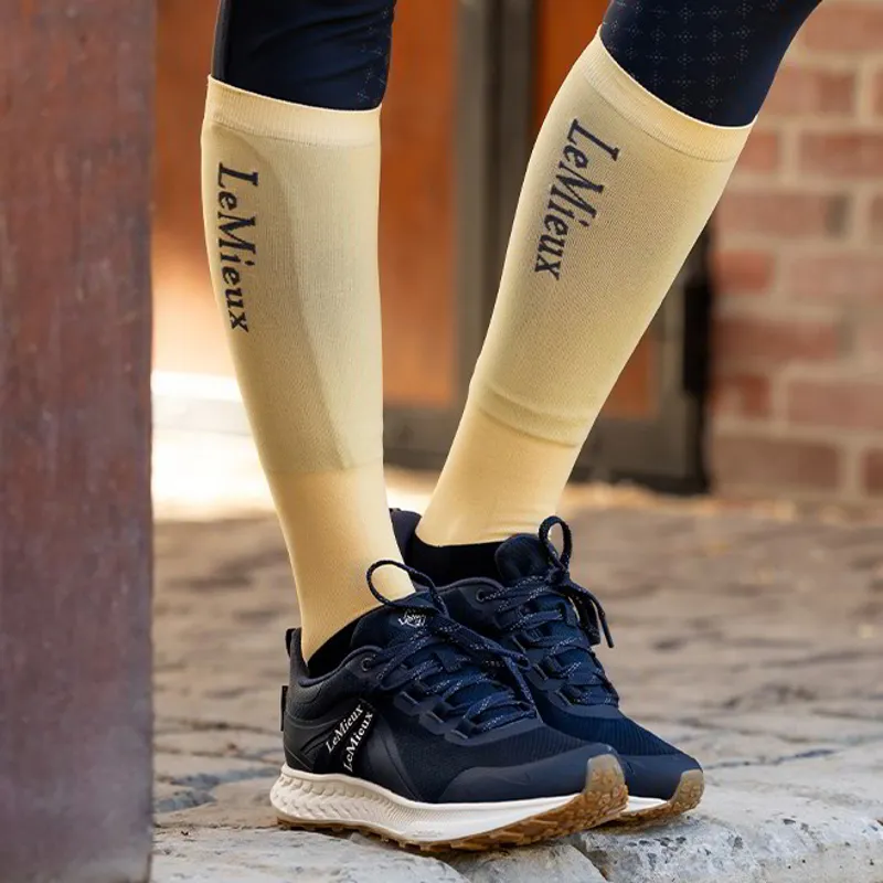 LeMieux Competition Riding Socks 2 Pack - Mimosa-1