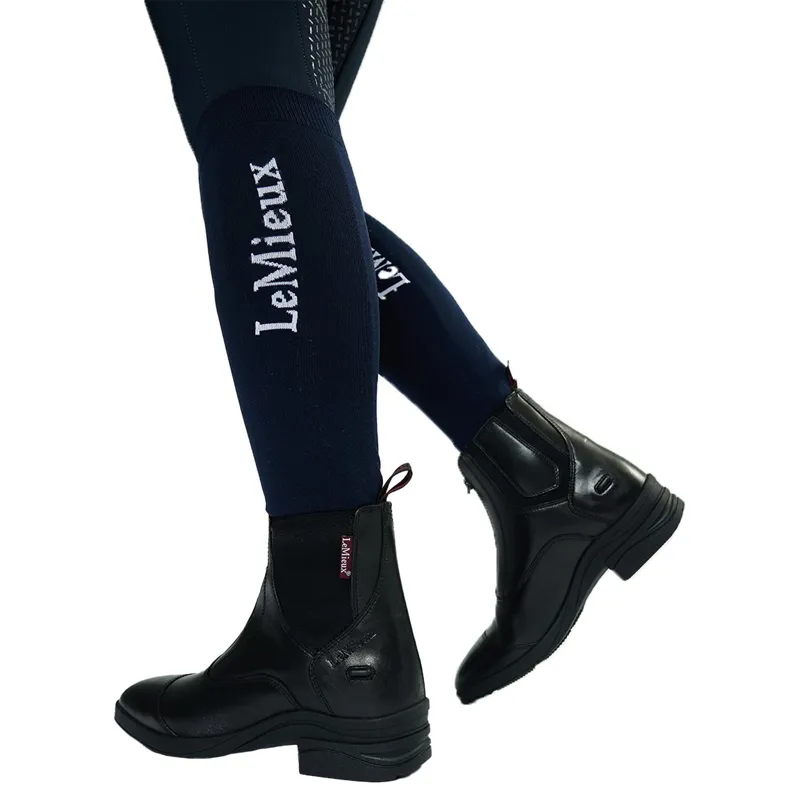LeMieux Junior Zip Paddock Boots - Black-3