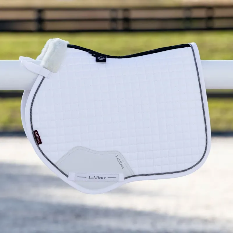 LeMieux Junior Pro Saddle Pad - White-1