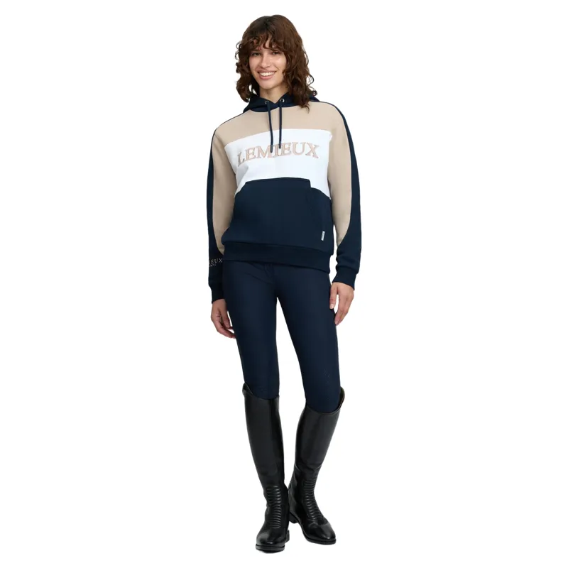 LeMieux Kadie Women's Color Block Hoodie - Navy-4