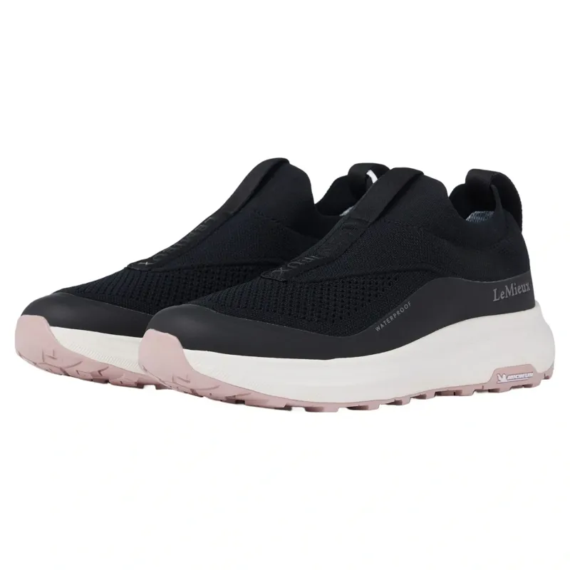 LeMieux Kanta Womens Slip-On Waterproof Sneakers - Black