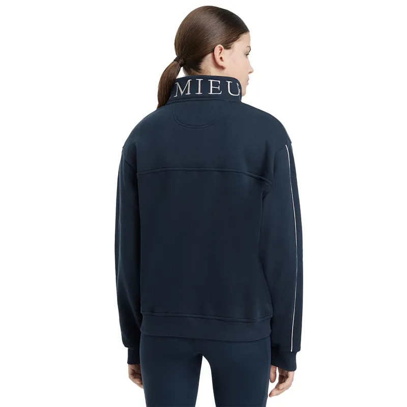 LeMieux Young Rider Kate Quarter Zip Junior Sweatshirt - Navy-4