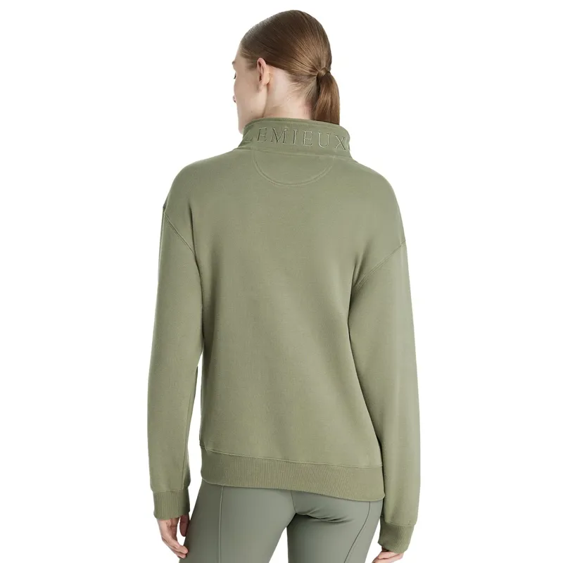 LeMieux Keira Women's Quarter Zip Sweater - Rosemary-1