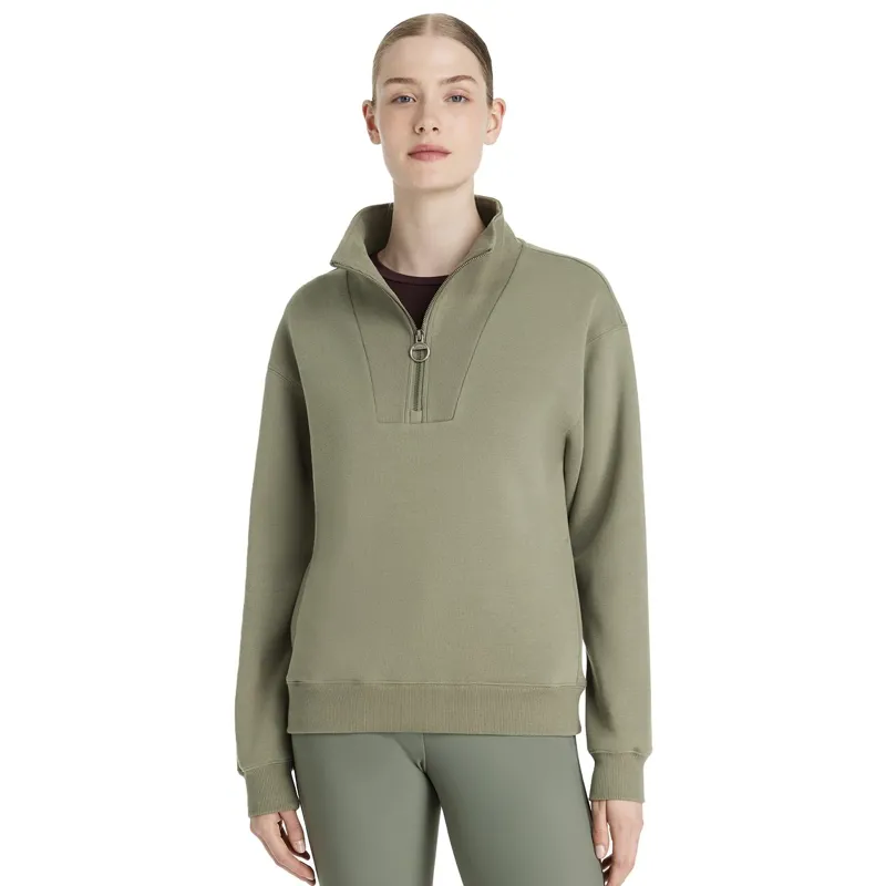 LeMieux Keira Women's Quarter Zip Sweater - Rosemary