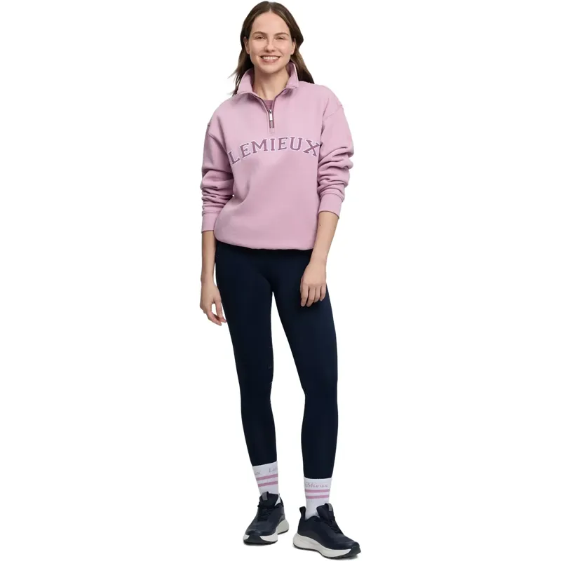 LeMieux Kelsie Women's Quarter Zip Sweatshirt - Fondant-2