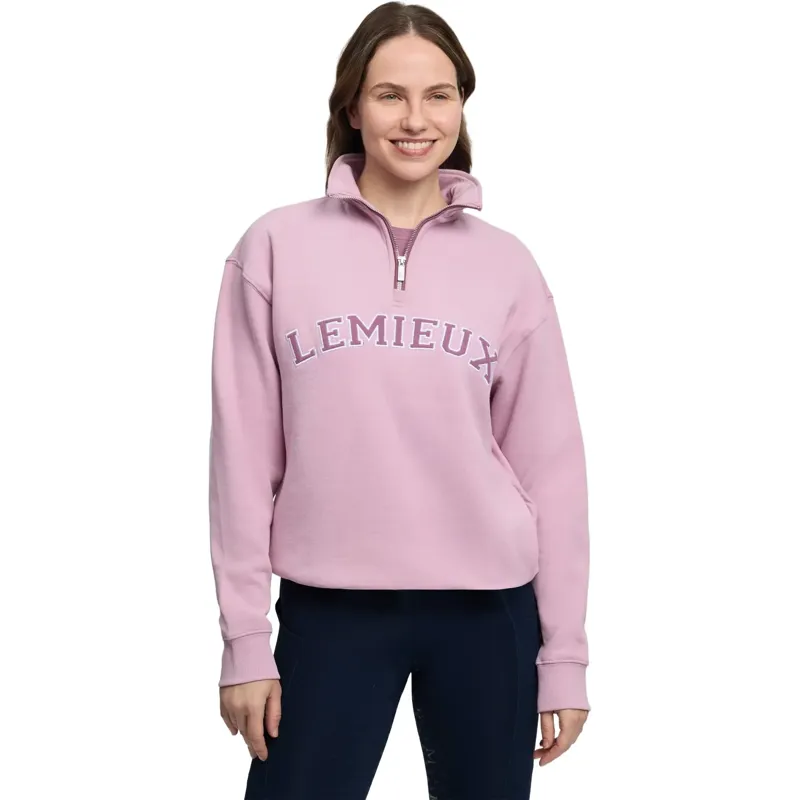 LeMieux Kelsie Women's Quarter Zip Sweatshirt - Fondant