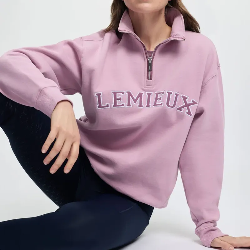 LeMieux Kelsie Women's Quarter Zip Sweatshirt - Fondant-5