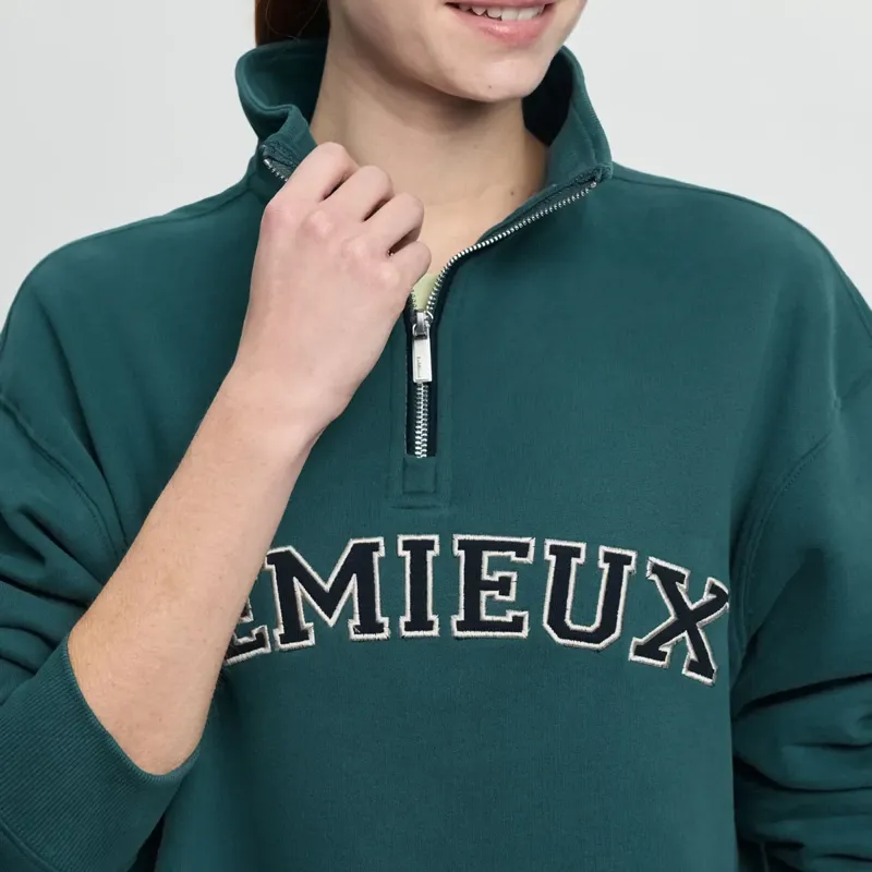 LeMieux Kelsie Women's Quarter Zip Sweater - Jungle-5