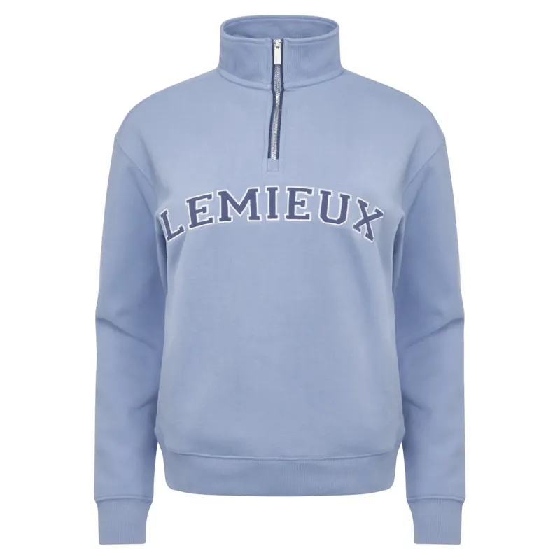 LeMieux Kelsie Womens Quarter Zip Sweater - Powder Blue-1