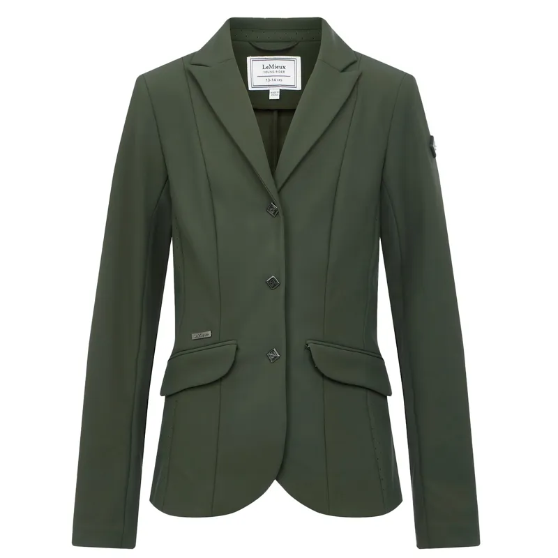 LeMieux Kennedy Young Rider Show Jacket - Pine Green
