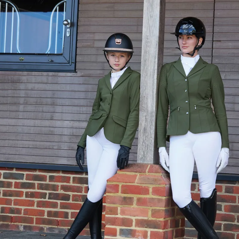 LeMieux Kennedy Young Rider Show Jacket - Pine Green-3
