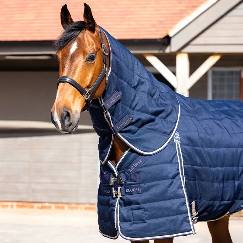 LeMieux Kudos Stable Neck Cover 200g - Navy