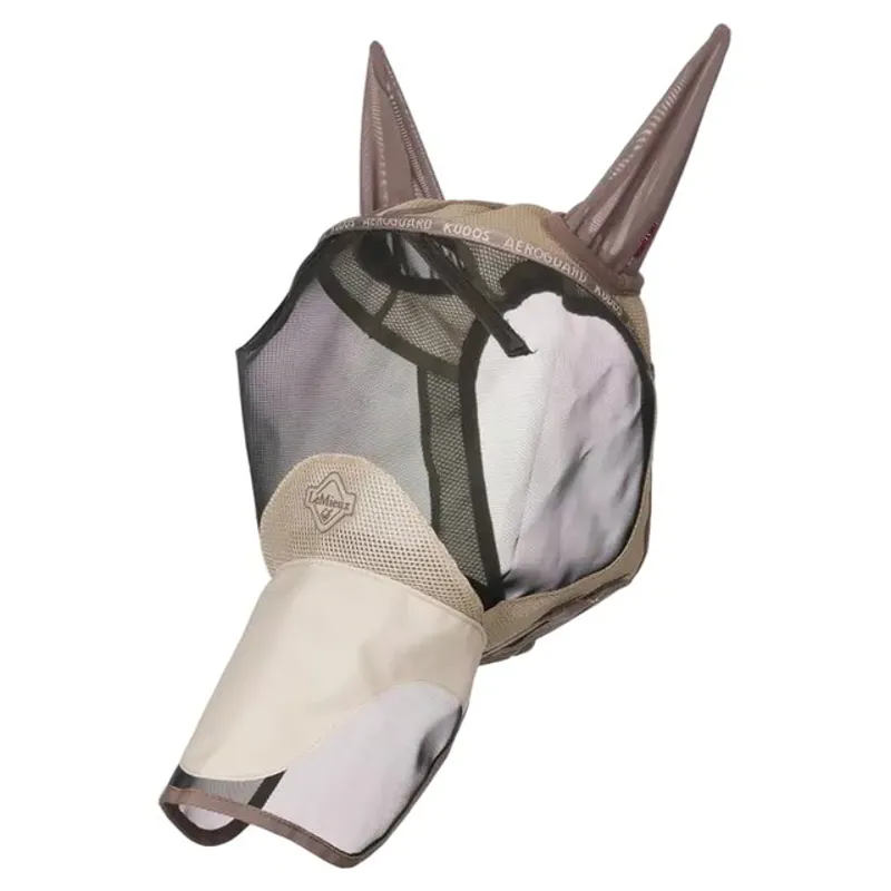 LeMieux Kudos AeroGuard Full Fly Mask - Pecan