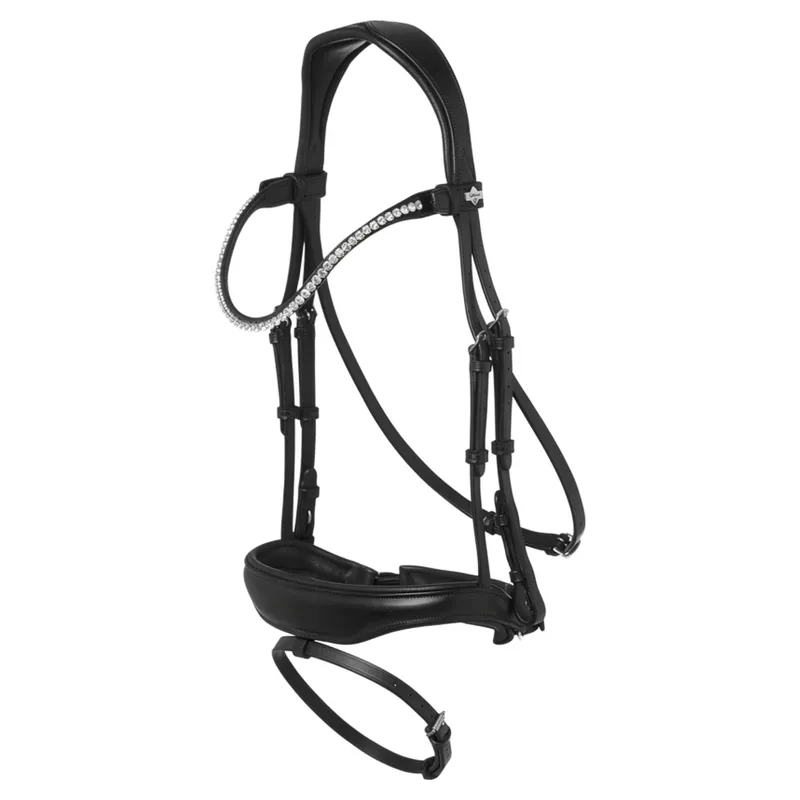 LeMieux Kudos Anatomical Dressage Bridle - Black
