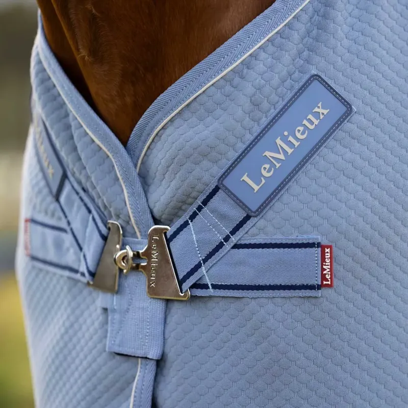 LeMieux Kudos Bamboo Cooler - Powder Blue-2