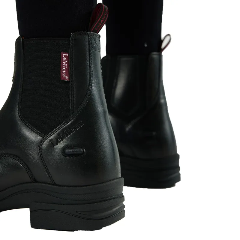 LeMieux Womens Zip Paddock Boots - Black-7