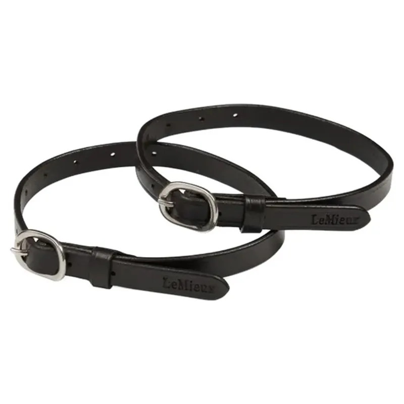 LeMieux Leather Spur Straps - Black