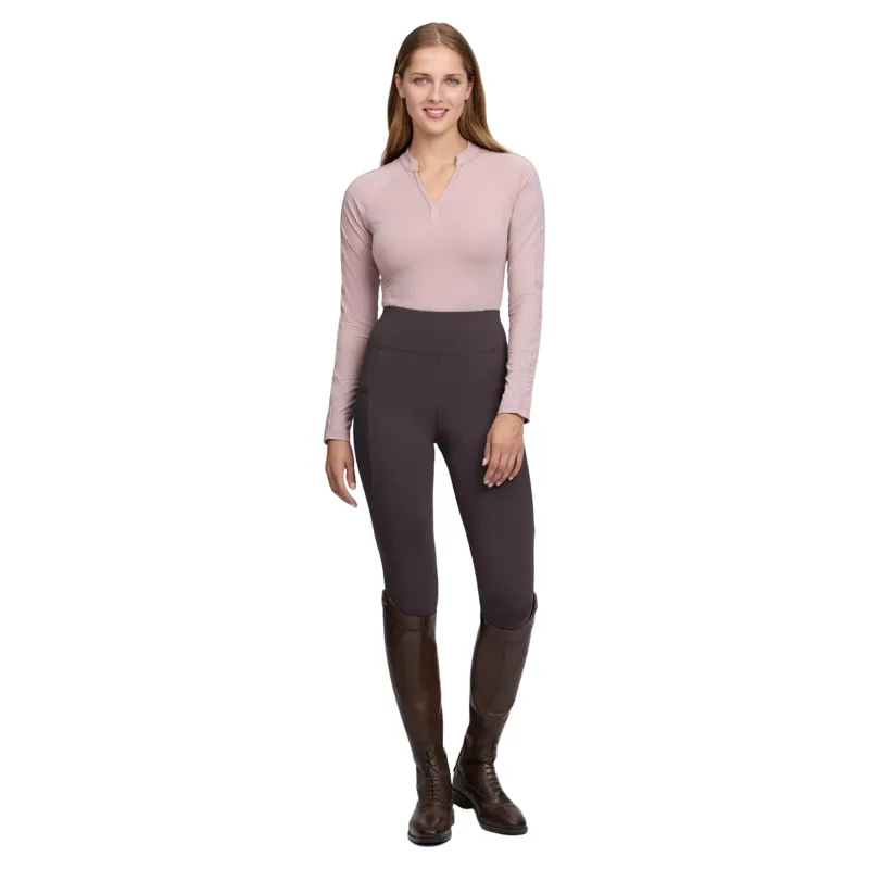 LeMieux Lisa Mesh Women's Long Sleeve Base Layer - Wild Rose-6