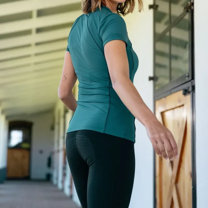 LeMieux Lisa Mesh Women's Short Sleeve Base Layer - Jungle-3
