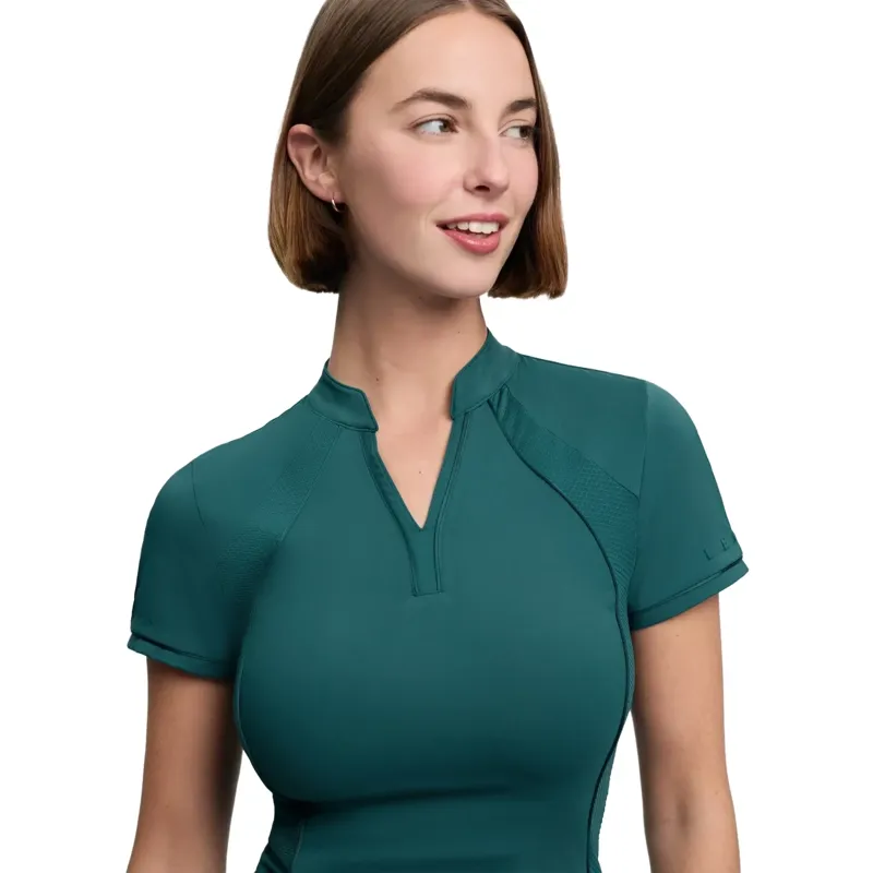 LeMieux Lisa Mesh Women's Short Sleeve Base Layer - Jungle-5