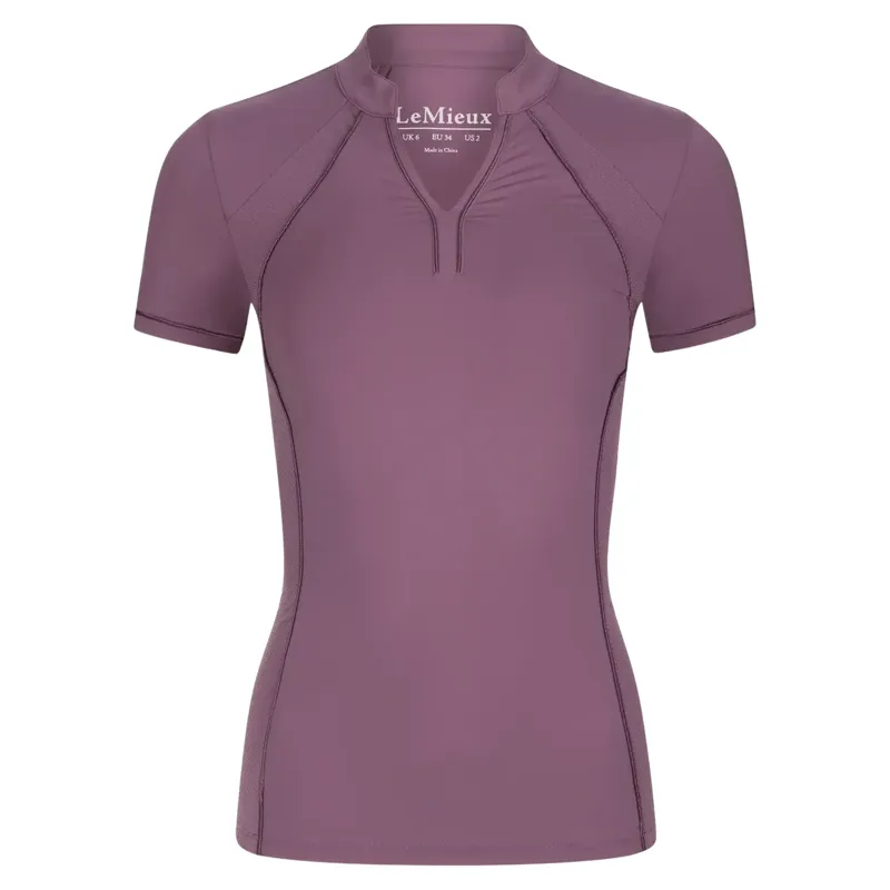 LeMieux Lisa Mesh Women's Short Sleeve Base Layer - Mallow-1