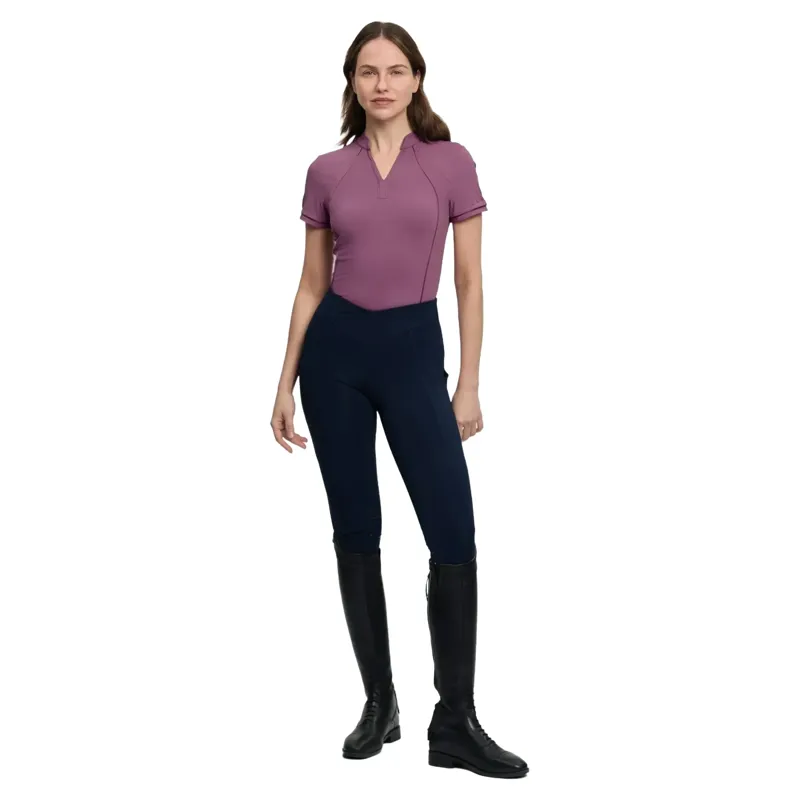 LeMieux Lisa Mesh Women's Short Sleeve Base Layer - Mallow-2