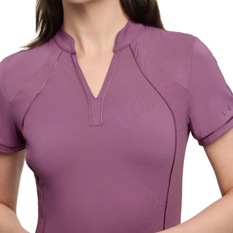 LeMieux Lisa Mesh Women's Short Sleeve Base Layer - Mallow-4