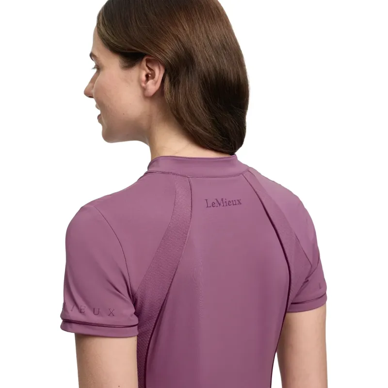 LeMieux Lisa Mesh Women's Short Sleeve Base Layer - Mallow-6