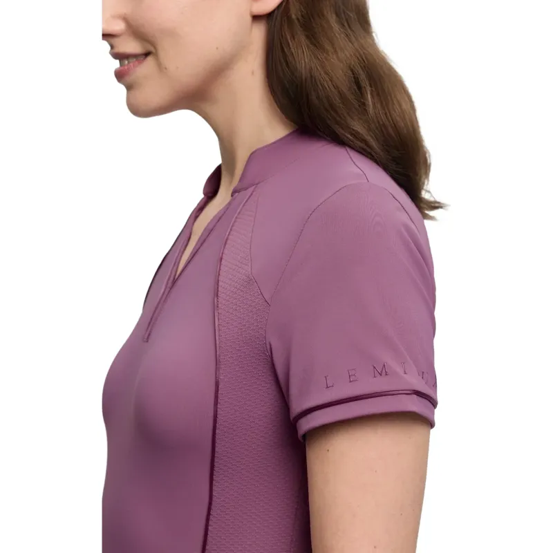LeMieux Lisa Mesh Women's Short Sleeve Base Layer - Mallow-7