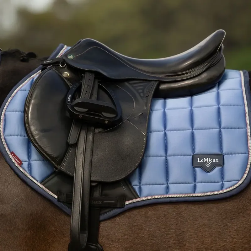 LeMieux Loire Classic Close Contact Saddle Pad - Powder Blue-1
