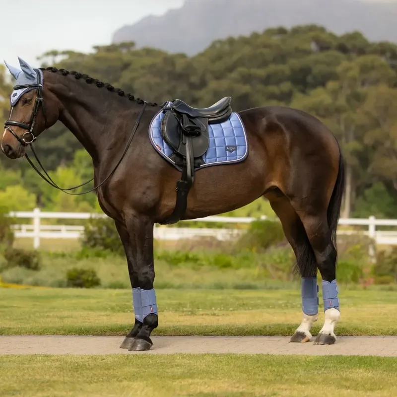 LeMieux Loire Classic Close Contact Saddle Pad - Powder Blue-2