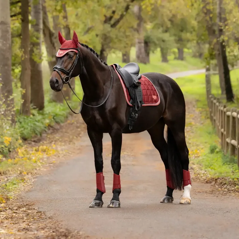 LeMieux Loire Classic Dressage Square Saddle Pad - Russet-3