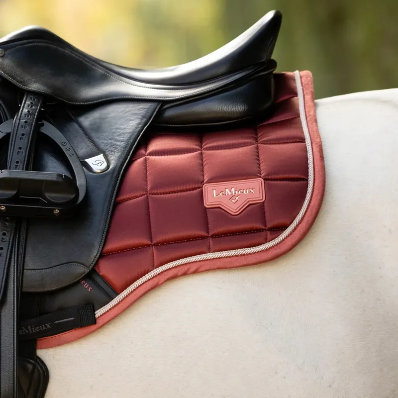 LeMieux Loire Classic GP Square Saddle Pad - Russet-1