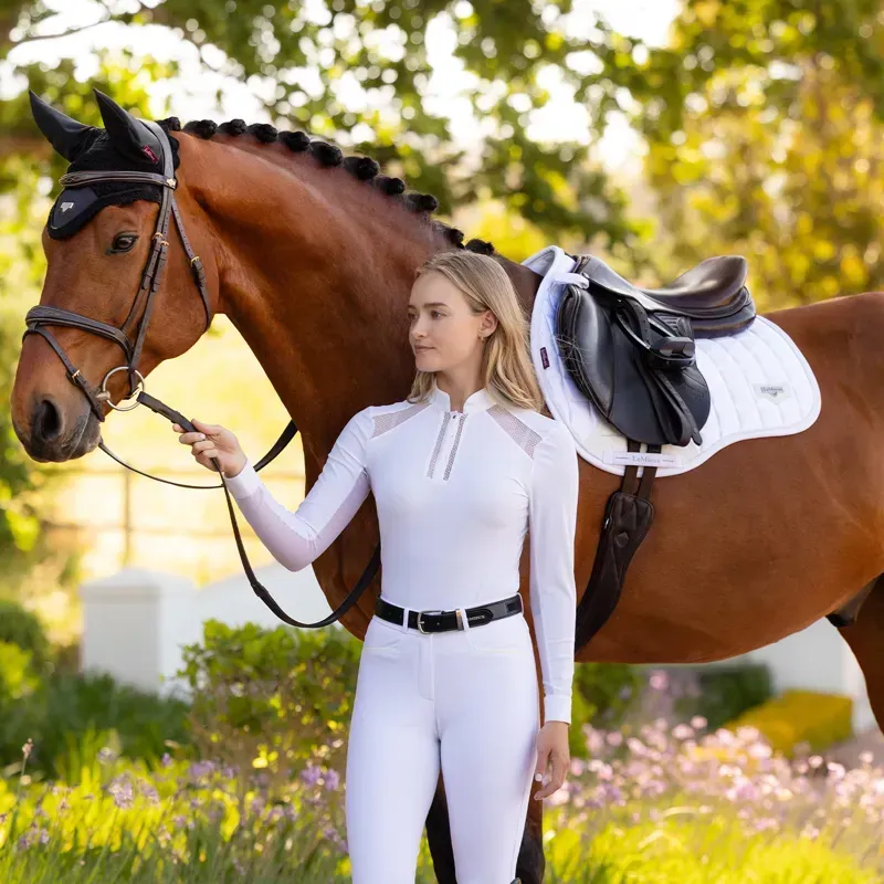 LeMieux Loire Classic GP Square - White-2