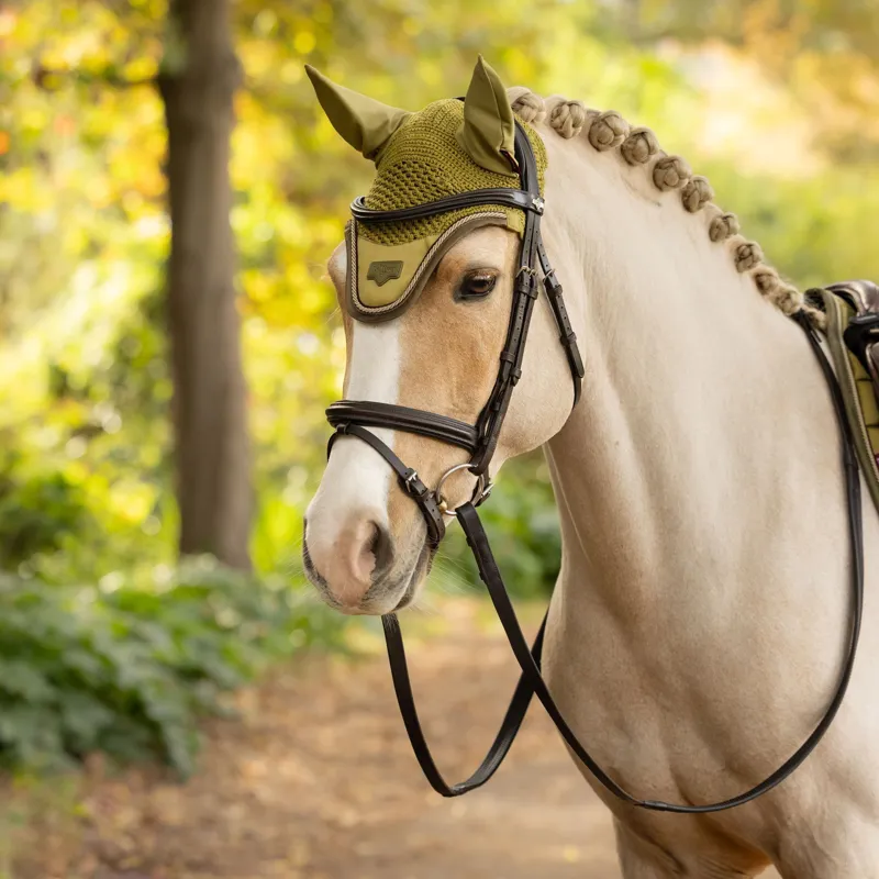 LeMieux Loire Fly Bonnet - Gooseberry-1