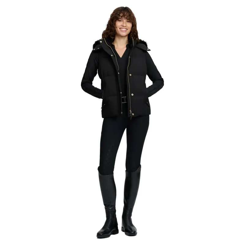 LeMieux Margot Women's Hooded Vest - Black-3