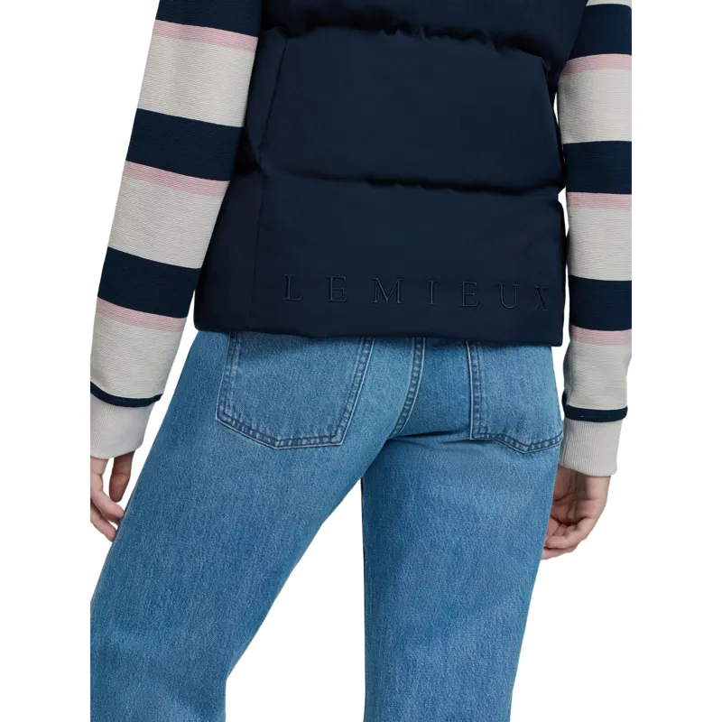 LeMieux Margot Womens Hooded Vest - Navy-5
