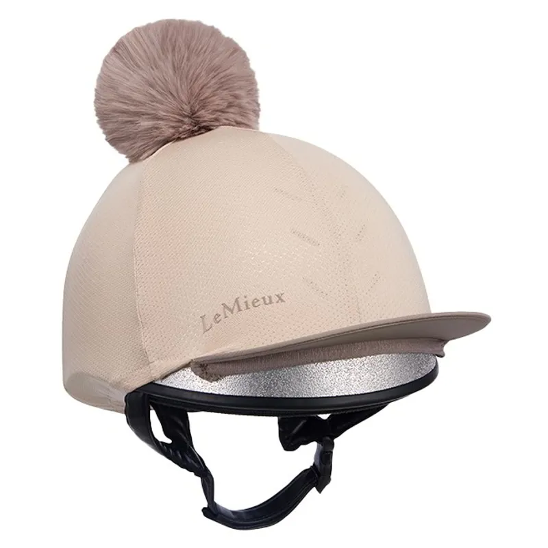 LeMieux Maria Mesh Helmet Cover - Almond