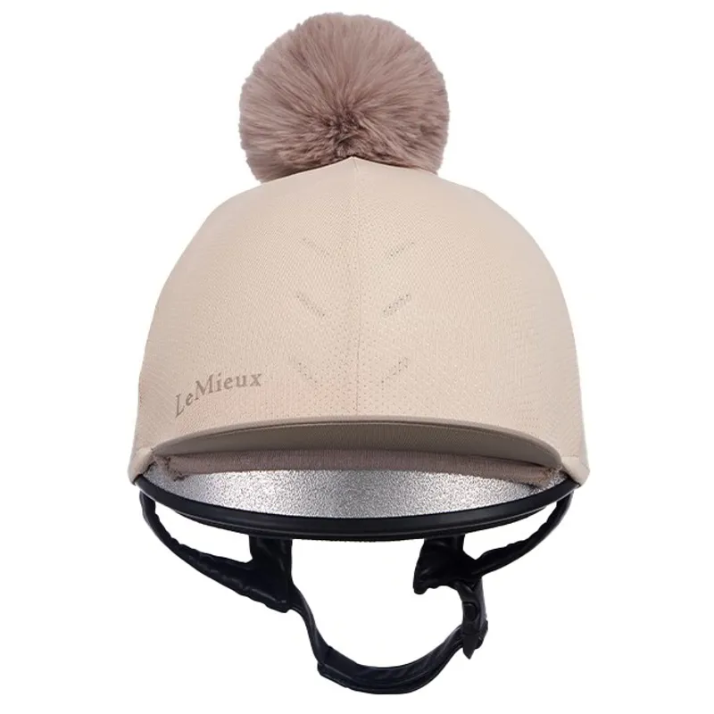LeMieux Maria Mesh Helmet Cover - Almond-1