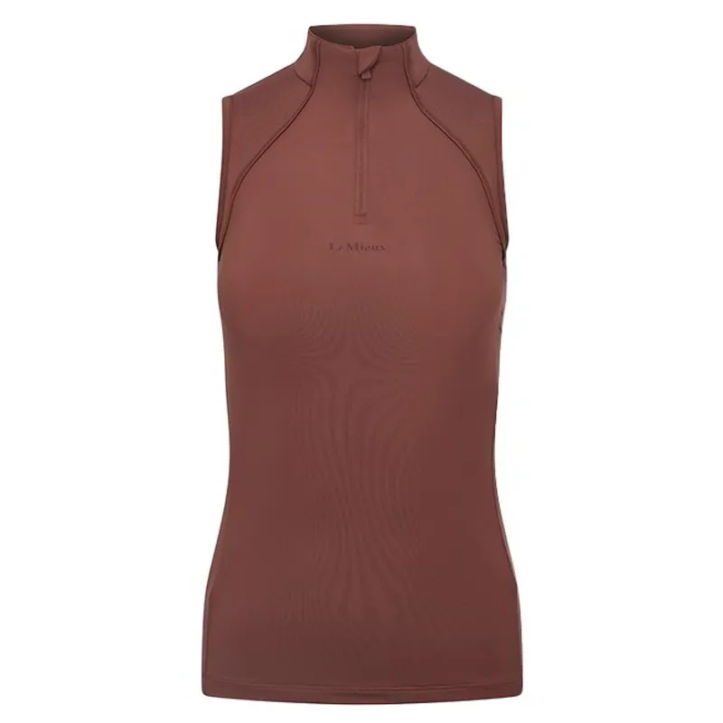 LeMieux Maria Mesh Women's Sleeveless Base Layer - Rosewood-1